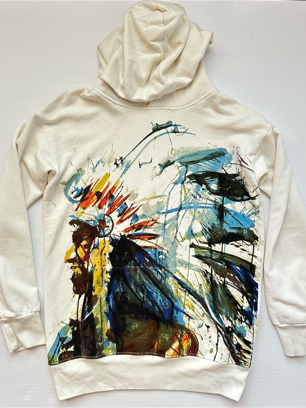 Women's Denim & Supply Ralph Lauren Indian Chief Aztec Sweatshirt Medium Rare